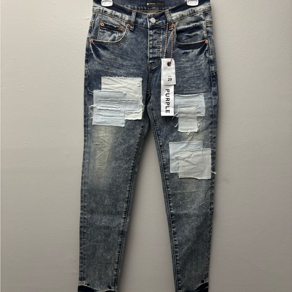 Purple Brand Men's Distressed Blue Jeans Size 29
